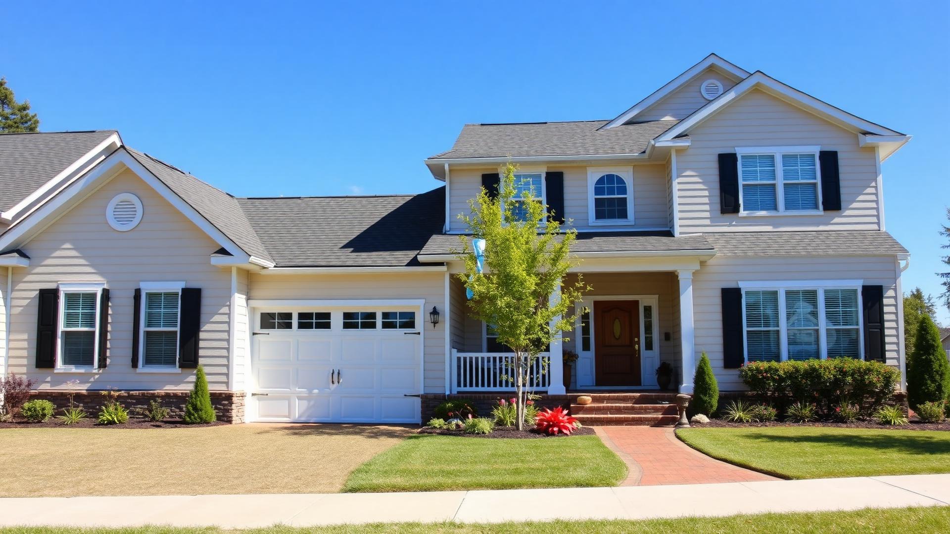 Beautifully painted American home